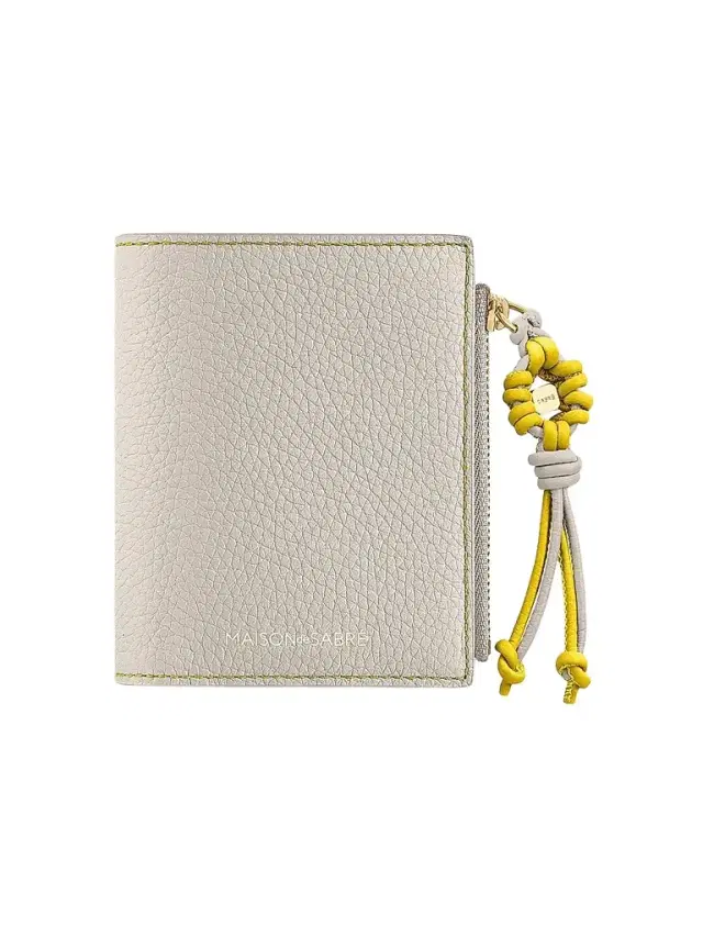 Maison de Sabre Women's Bloom Edition Leather Bifold Wallet - Foam Daisy