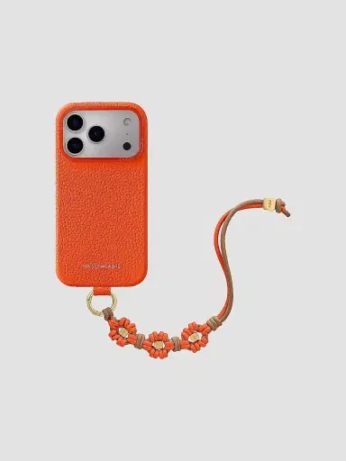 Maison de Sabre Women's Bloom Edition Leather Wristlet Charm - Manhattan Sandstone | Thumbnail 4