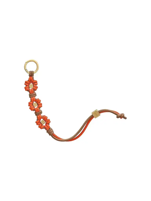 Maison de Sabre Women's Bloom Edition Leather Wristlet Charm - Manhattan Sandstone