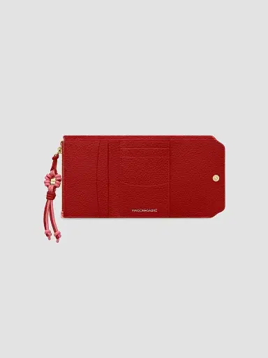 MAISON de SABRÉ Women's Bloom Edition Leather Trifold Wallet - Candy Brick | Thumbnail 5