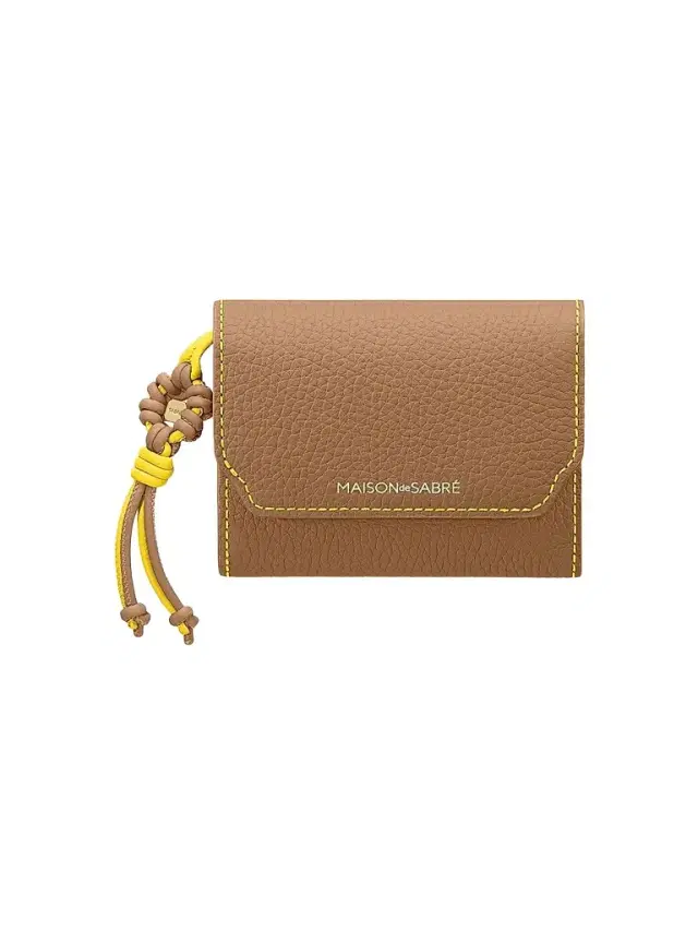 Maison de Sabre Women's Bloom Edition Leather Trifold Wallet - Sandstone Daisy