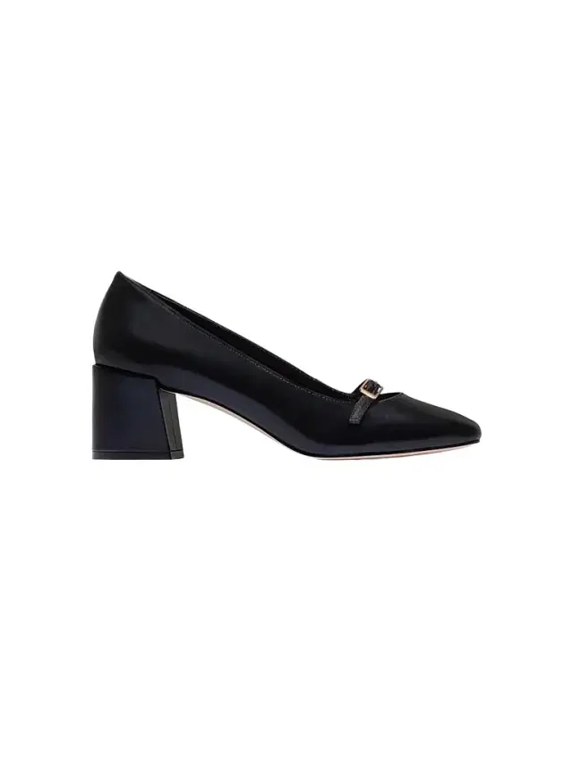 Bernardo Women's Amelie Block Heel Mary Jane Pumps - Black