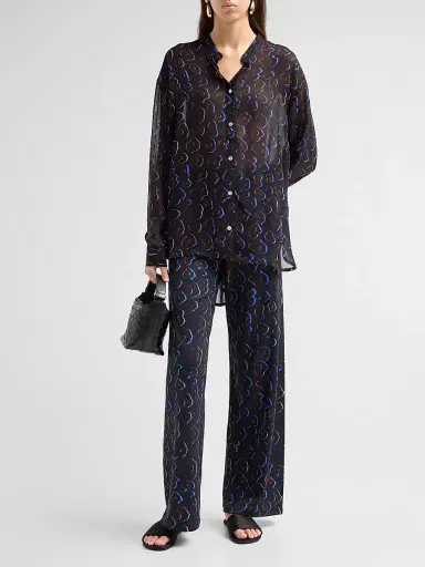 EYWASOULS MALIBU Women's Leslie Printed Jersey Pants - Midnight Safari - Size XL | Thumbnail 2 EYWASOULS MALIBU Women's Leslie Printed Jersey Pants - Midnight Safari - Size XL | Thumbnail 2