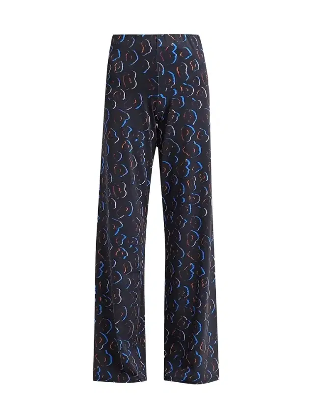 EYWASOULS MALIBU Women's Leslie Printed Jersey Pants - Midnight Safari - Size XL