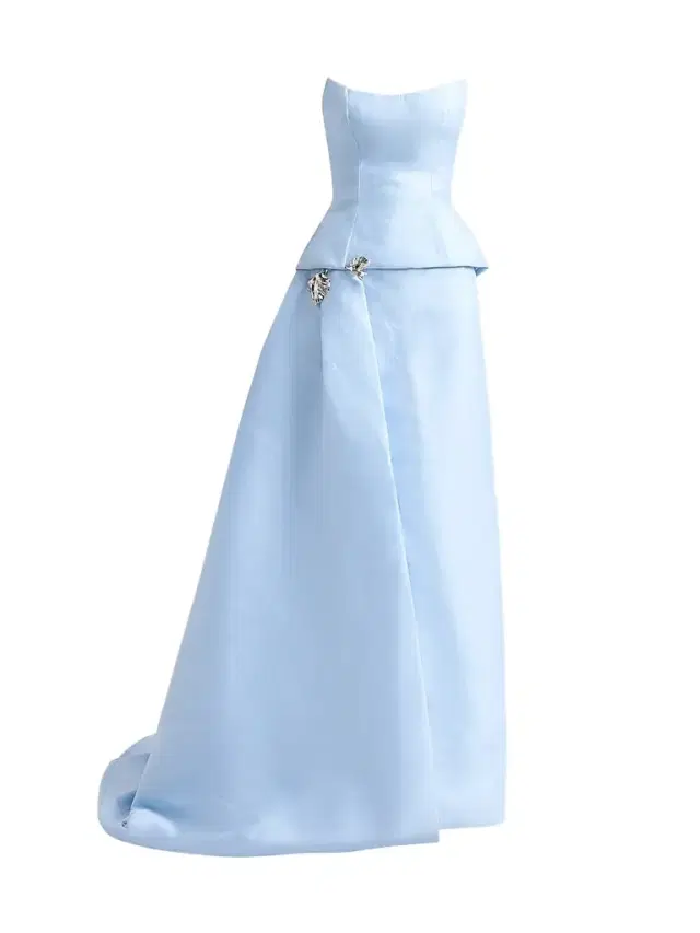 Monique Lhuillier Women's Layered Strapless Floral Embellished Gown - Breeze
