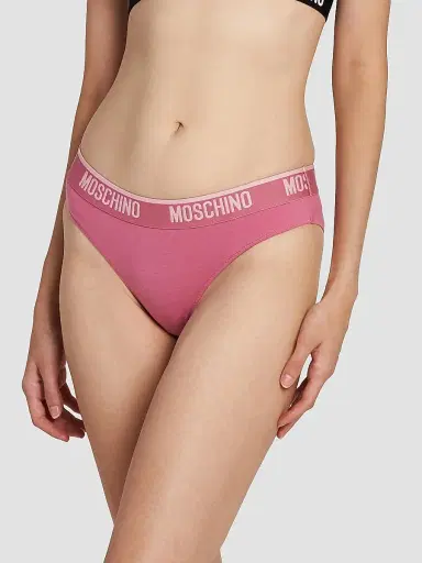 MOSCHINO Women's 2-Pack Logo-Waistband Thong - Pink | Thumbnail 3 MOSCHINO Women's 2-Pack Logo-Waistband Thong - Pink | Thumbnail 3