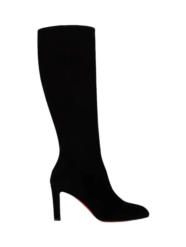Christian Louboutin Women's Fannylove Tight Botta Knee High Boots - Black