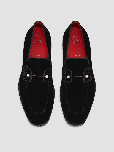 Christian Louboutin Men's Chambelimoc Loafers - Black | Thumbnail 4