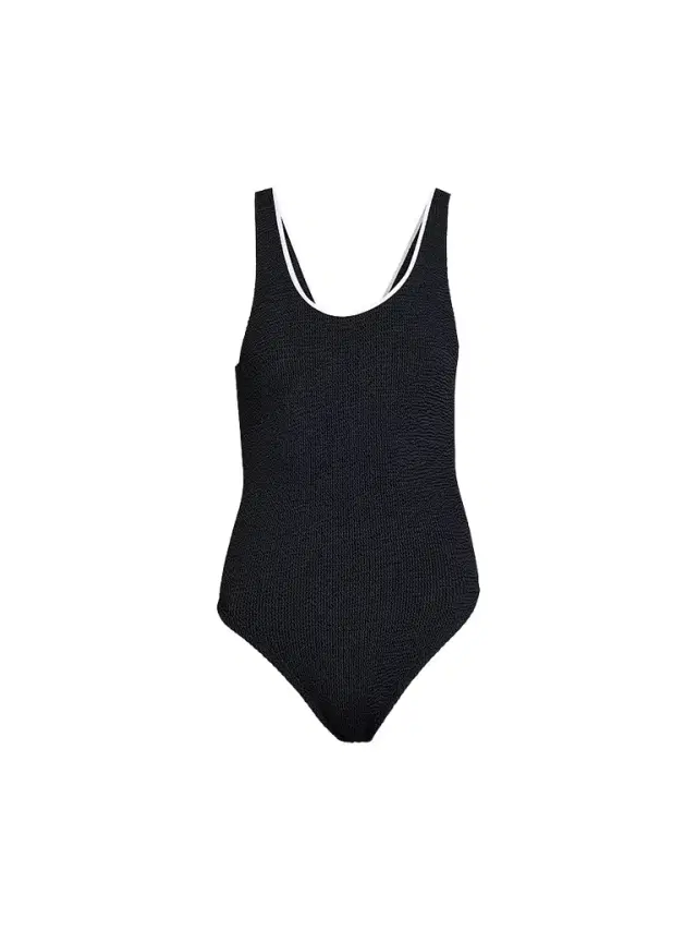 Hunza G Women's Faye One-Piece Swimsuit - Black