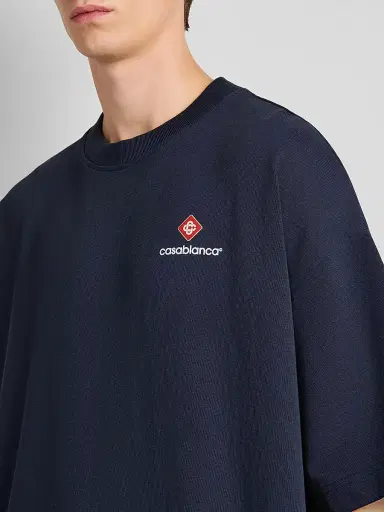 Casablanca Men's Oversized Cotton T-Shirt | Thumbnail 5 Casablanca Men's Oversized Cotton T-Shirt | Thumbnail 5