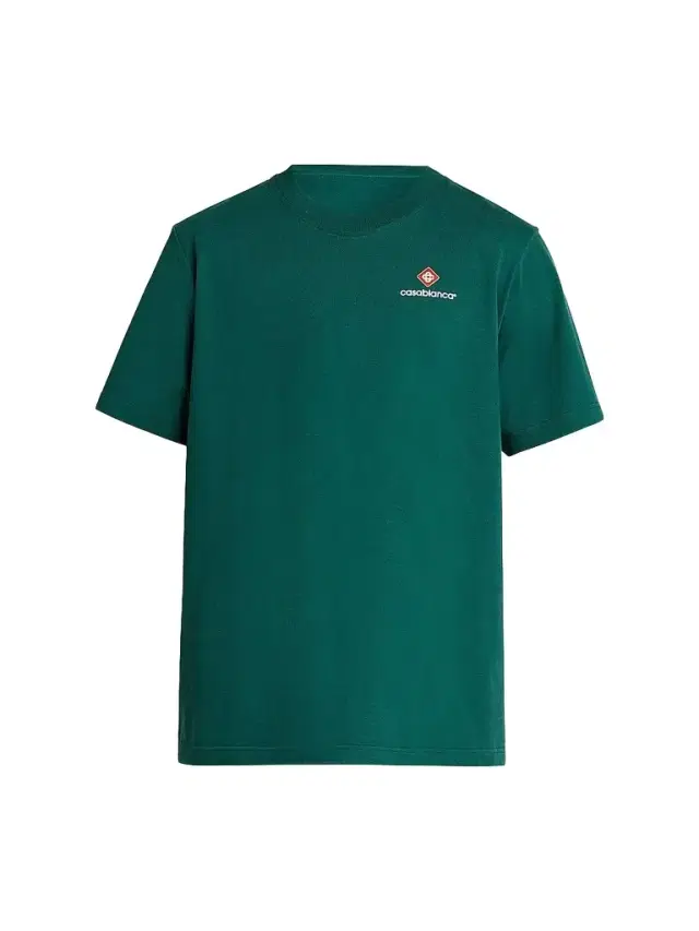 Men's Classic Logo Cotton Crewneck T-Shirt - Green Men's Classic Logo Cotton Crewneck T-Shirt - Green