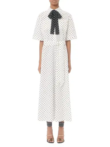 Valentino Garavani Women's Poplin Plusdepois Print Dress | Thumbnail 2 Valentino Garavani Women's Poplin Plusdepois Print Dress | Thumbnail 2