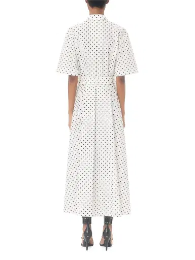 Valentino Garavani Women's Poplin Plusdepois Print Dress | Thumbnail 4 Valentino Garavani Women's Poplin Plusdepois Print Dress | Thumbnail 4