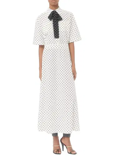 Valentino Garavani Women's Poplin Plusdepois Print Dress | Thumbnail 5 Valentino Garavani Women's Poplin Plusdepois Print Dress | Thumbnail 5