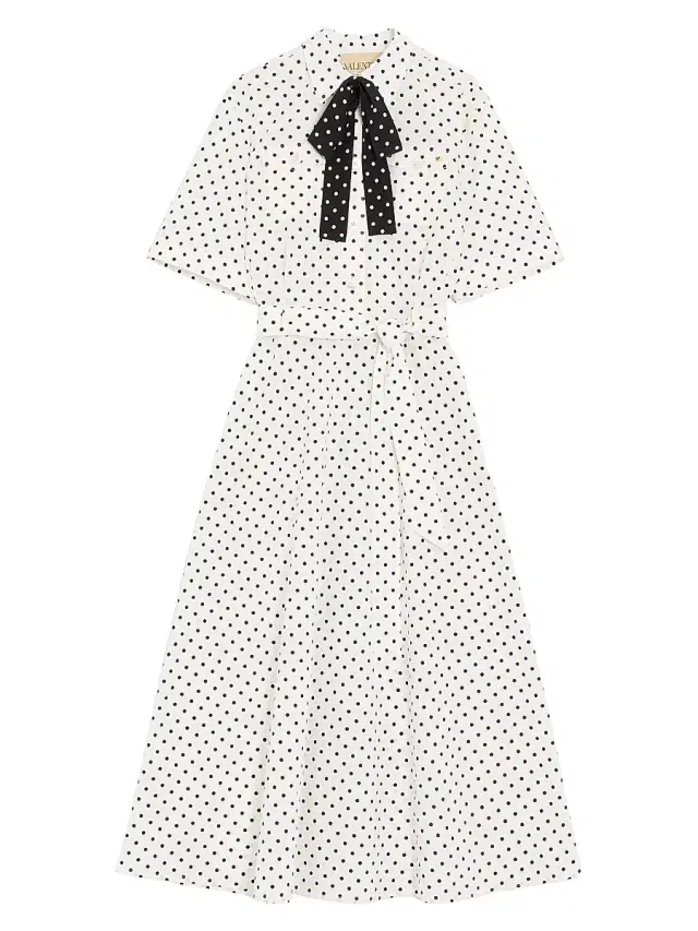 Valentino Garavani Women's Poplin Plusdepois Print Dress - White Black