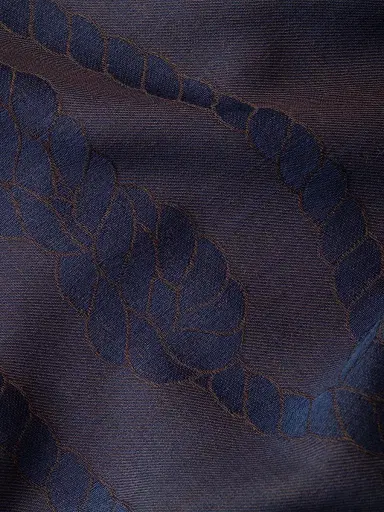 Prada Women's Silk, Cashmere and Wool Jacquard Shawl - Blue | Thumbnail 2