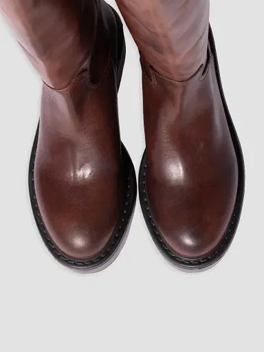 Miu Miu Women's Leather Boots | Thumbnail 3 Miu Miu Women's Leather Boots | Thumbnail 3