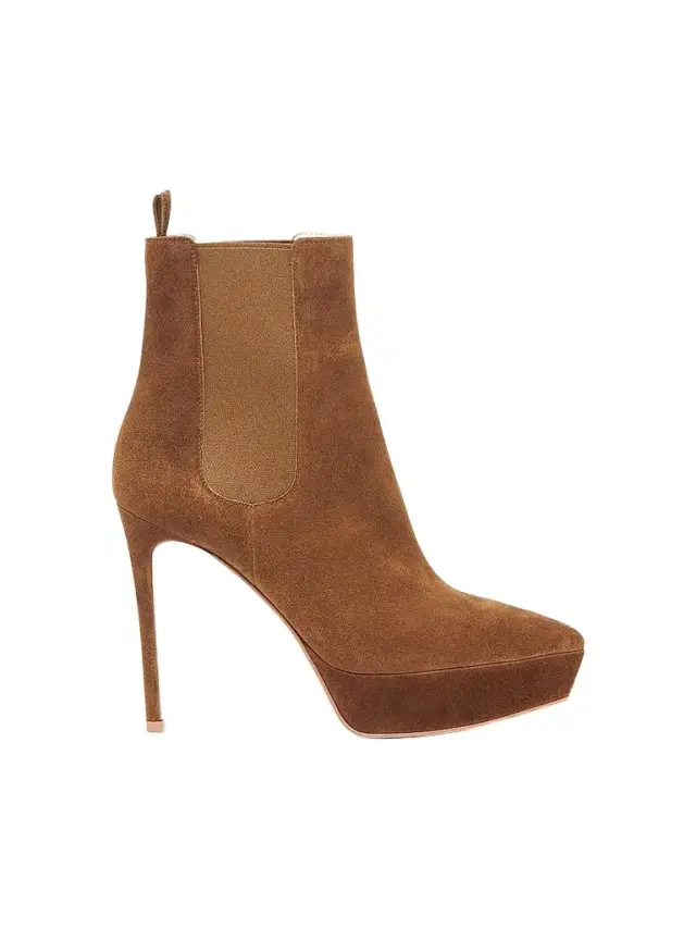Women's 120MM Suede Chelsea Boots - Texas - Size 12
