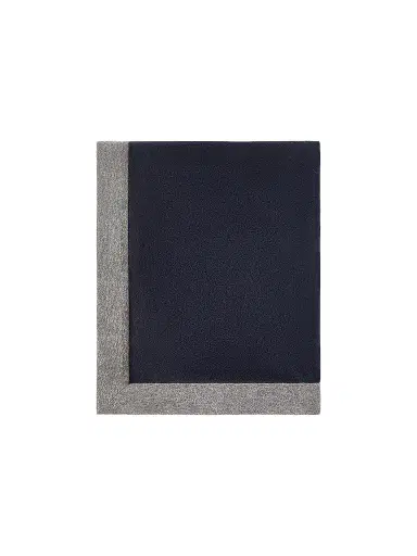 Brunello Cucinelli Cashmere Throw with Contrasting Border | Thumbnail 1 Brunello Cucinelli Cashmere Throw with Contrasting Border | Thumbnail 1