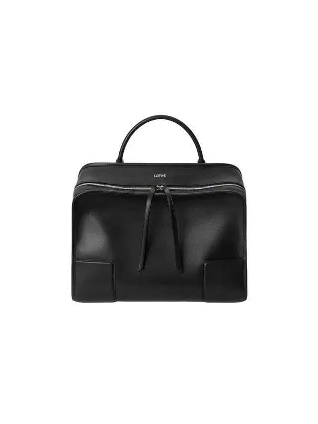LOEWE Men's Amazona 180 Extra-Large Leather Tote - Black