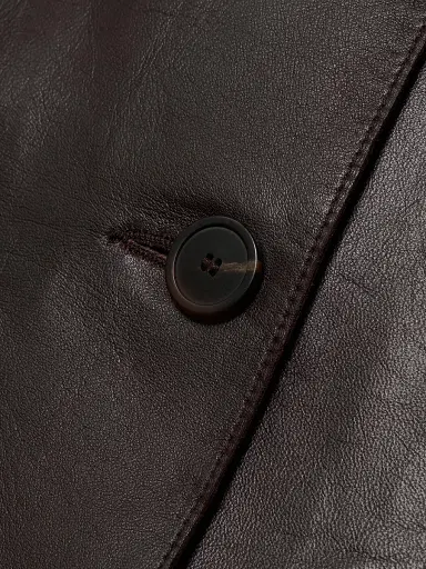 Arma Women's Emy Leather Jacket - Coffee Bean | Thumbnail 7