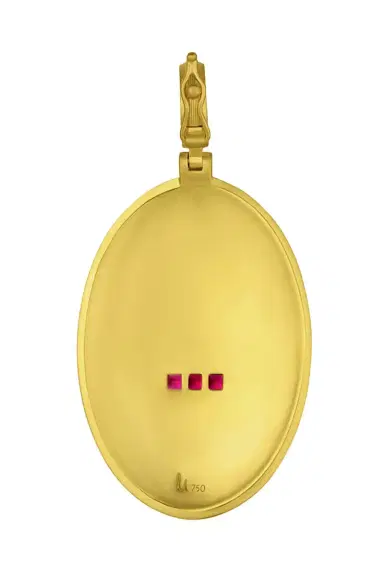 LEIGH MAXWELL Ruby Diamond Love Token Pendant | Thumbnail 3