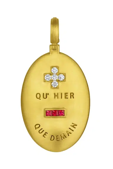 LEIGH MAXWELL Ruby Diamond Love Token Pendant | Thumbnail 1