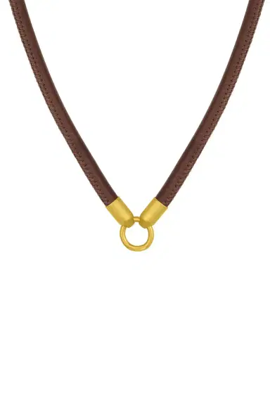 LEIGH MAXWELL Chestnut Thick Cord Necklace | Thumbnail 3