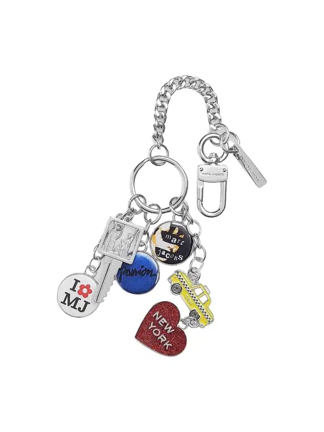 Women's NYC Cluster Bag Charm - Nickel