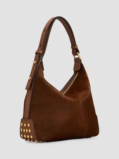 Tod's Women's Metal Dots Pony-Effect Suede Mini Bag | Thumbnail 2