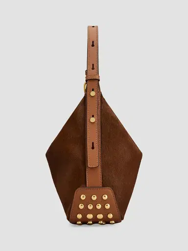 Tod's Women's Metal Dots Pony-Effect Suede Mini Bag | Thumbnail 3