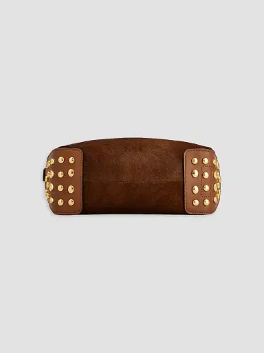 Tod's Women's Metal Dots Pony-Effect Suede Mini Bag | Thumbnail 5
