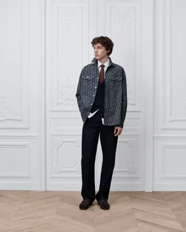 Dior Dior Oblique Denim Overshirt | Thumbnail 3