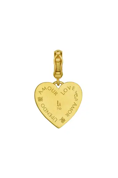 LEIGH MAXWELL Pink Sapphire Small Heart Pendant | Thumbnail 2