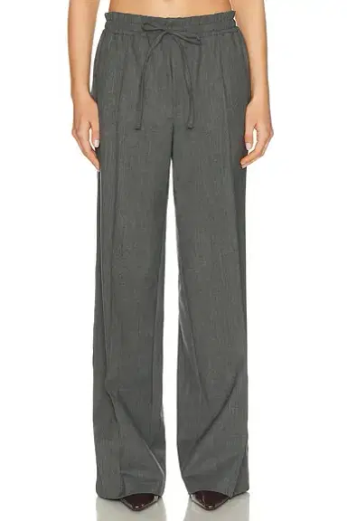Helsa Wool Blend Drawcord Trousers | Thumbnail 1 Helsa Wool Blend Drawcord Trousers | Thumbnail 1