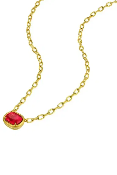 LEIGH MAXWELL Pink Tourmaline Bijou Necklace | Thumbnail 2 LEIGH MAXWELL Pink Tourmaline Bijou Necklace | Thumbnail 2