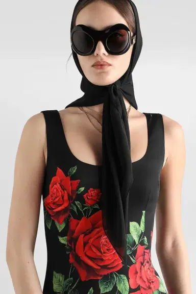 Dolce & Gabbana Rose Sleeveless Dress | Thumbnail 3