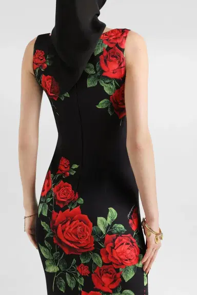 Dolce & Gabbana Rose Sleeveless Dress | Thumbnail 4