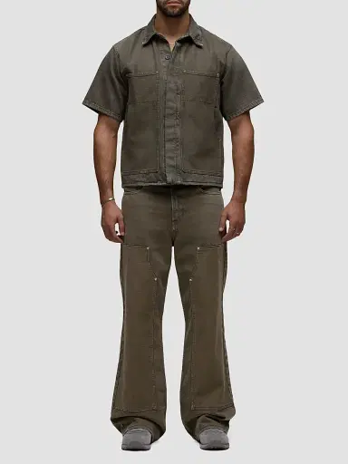 Hudson Jeans Men's Carpenter Denim Short-Sleeve Shirt - Hillside | Thumbnail 2 Hudson Jeans Men's Carpenter Denim Short-Sleeve Shirt - Hillside | Thumbnail 2