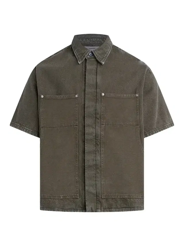 Hudson Jeans Men's Carpenter Denim Short-Sleeve Shirt - Hillside