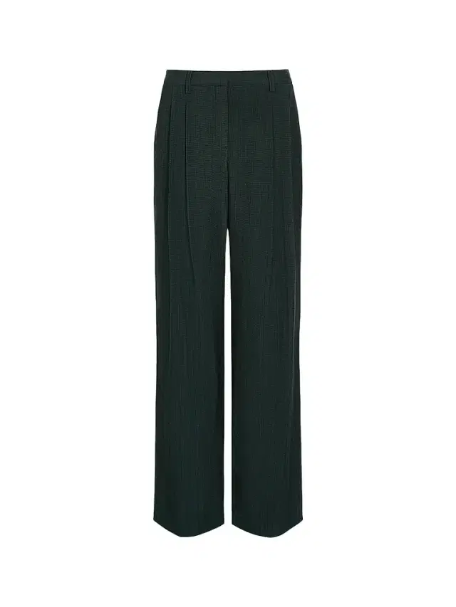 TWP Women's Sulli Textured Pleated Straight-Leg Pants - Darkest Spruce