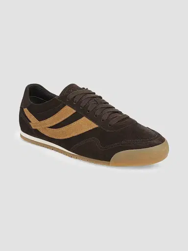 Vince Men's Bayside Jogger Suede Sneakers - Cocoa Brown Honey Brown | Thumbnail 2 Vince Men's Bayside Jogger Suede Sneakers - Cocoa Brown Honey Brown | Thumbnail 2