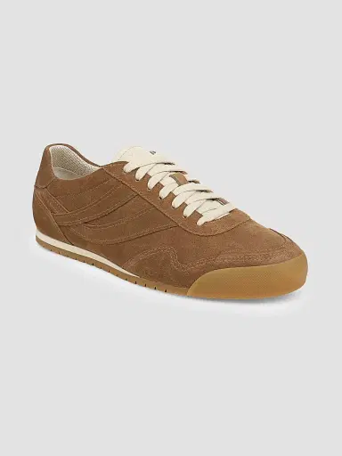 Vince Men's Bayside Jogger Suede Low-Top Sneakers - Birchwood - Size 12 | Thumbnail 2 Vince Men's Bayside Jogger Suede Low-Top Sneakers - Birchwood - Size 12 | Thumbnail 2