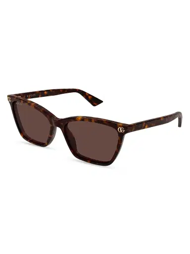 Gucci Women's 56MM Tortoiseshell Cat-Eye Sunglasses - Havana | Thumbnail 1