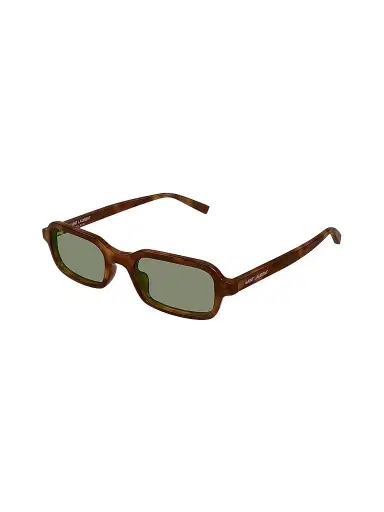 Saint Laurent Women's 51MM Rectangular Sunglasses - Havana | Thumbnail 1
