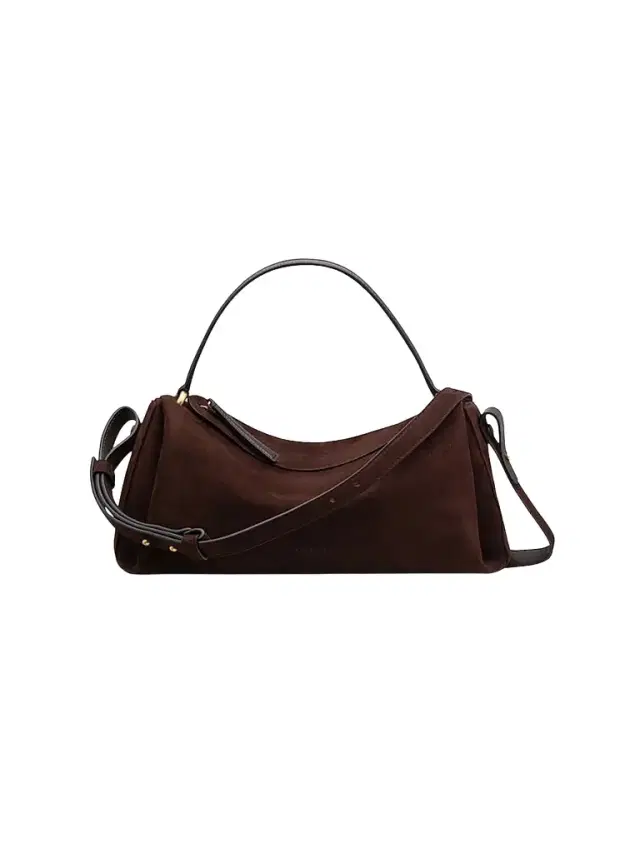 Neous Women's Scorpius Suede & Leather Crossbody Bag - Dark Chocolate