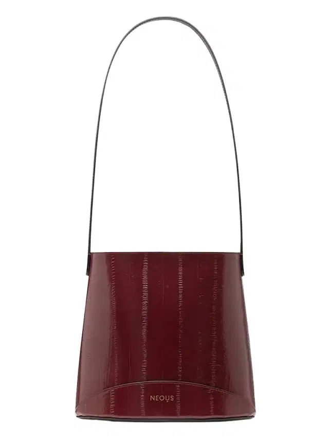 NEOUS Women's Pardalis 2.0 Eel-Print Leather Shoulder Bag - Burgundy