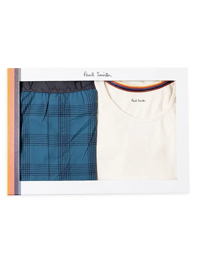 Paul Smith Men's Cotton Long-Sleeve Pajamas - Petrol Blue
