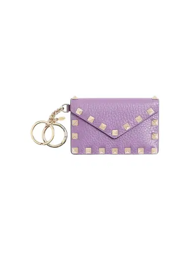 Valentino Garavani Women's Rockstud Charm in Grainy Calfskin | Thumbnail 1 Valentino Garavani Women's Rockstud Charm in Grainy Calfskin | Thumbnail 1