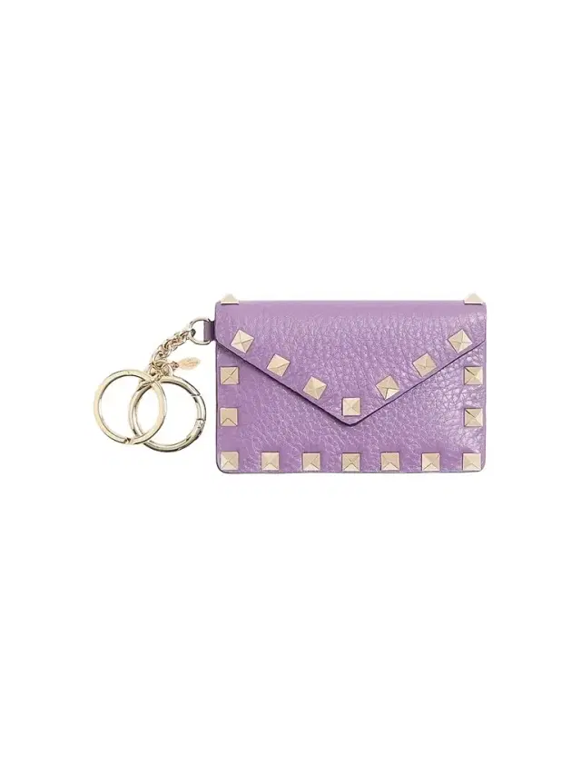 Valentino Garavani Women's Rockstud Charm in Grainy Calfskin - Lilac